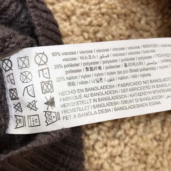 NWT! PULL & BEAR Size S grey multi crew sweater - Picture 5 of 8